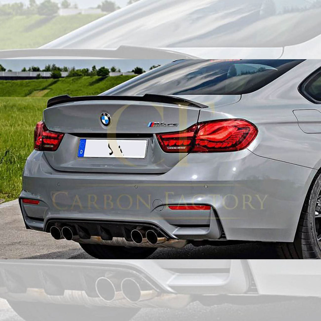 CS Style Pre-Preg Carbon Fibre Boot Spoiler for BMW F82 M4 Coupe 14-20