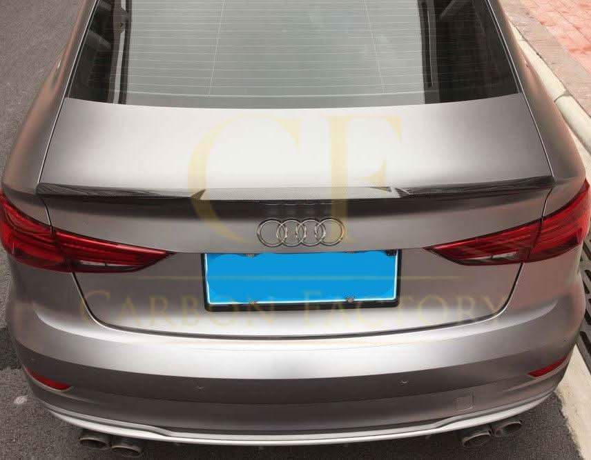 DA Style Pre-Preg Carbon Fibre Boot Spoiler for Audi A3 S3 RS3 Saloon 13-20