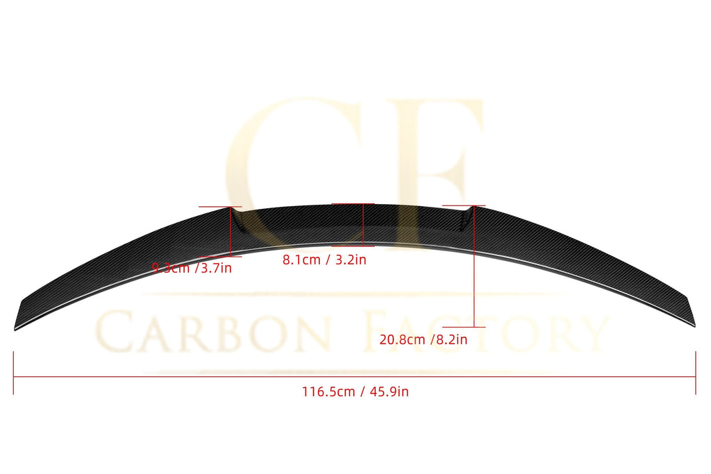 DA Style Pre-Preg Carbon Fibre Boot Spoiler for Audi A3 S3 RS3 Saloon 13-20