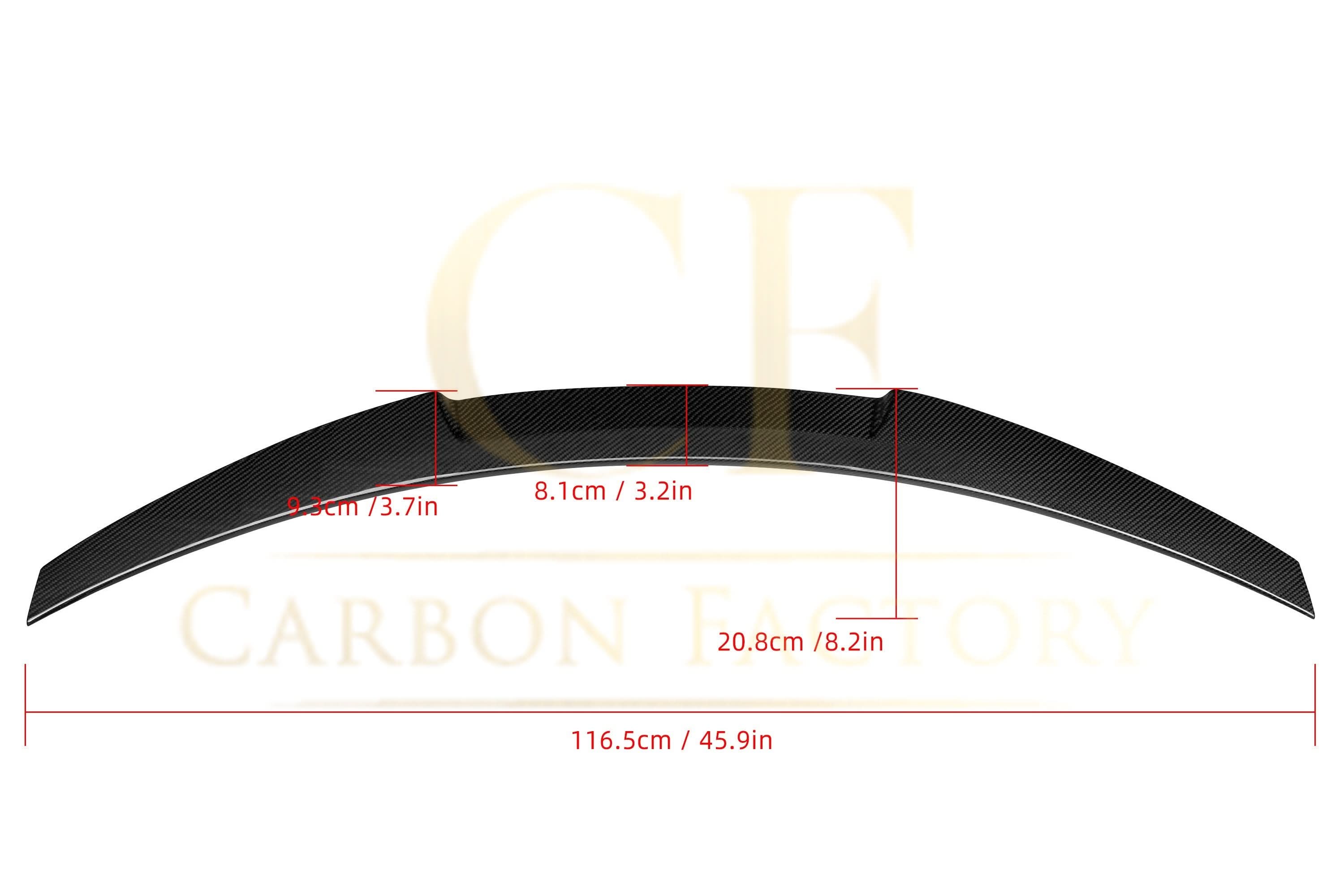 DA Style Pre-Preg Carbon Fibre Boot Spoiler for Audi A3 S3 RS3 Saloon 13-20
