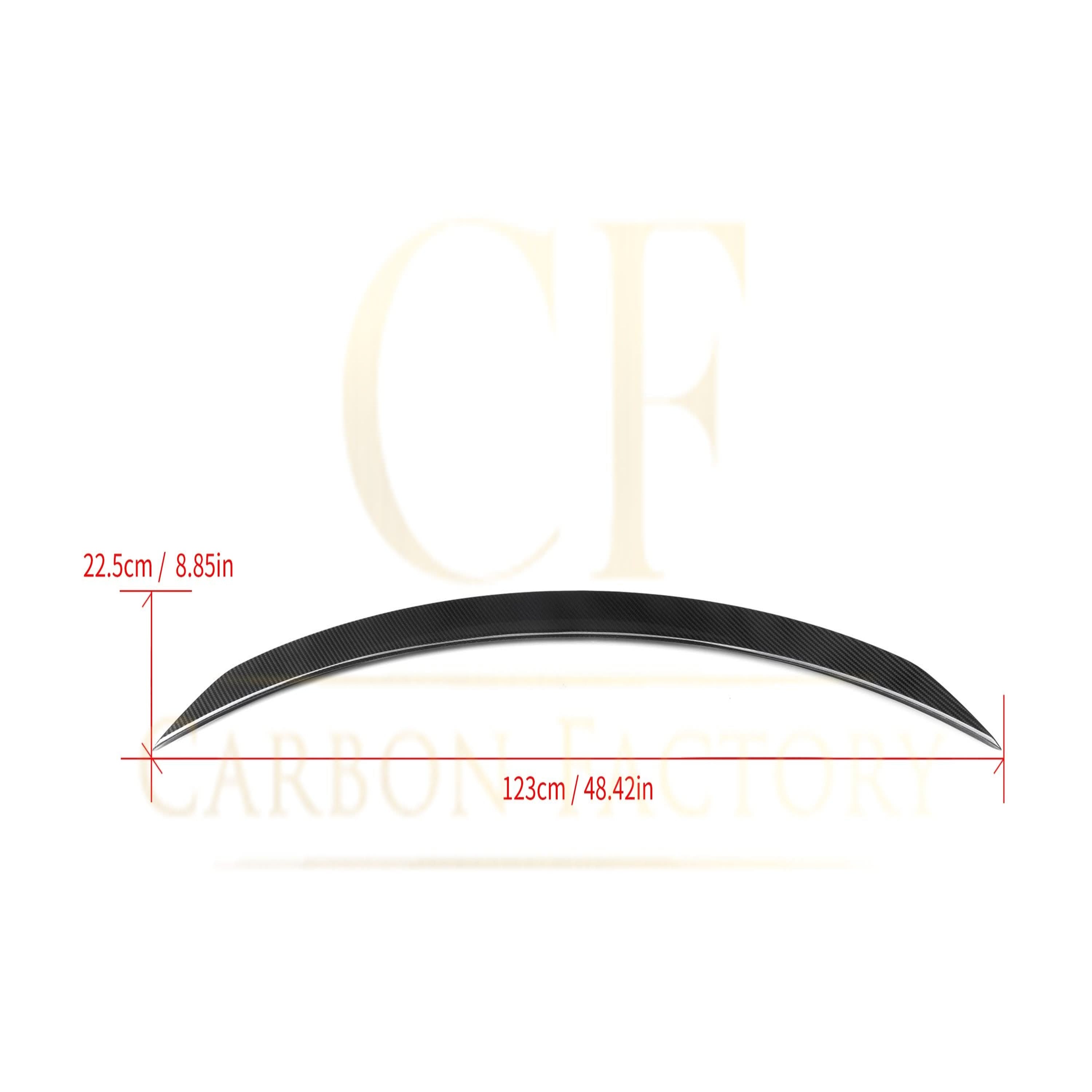 Mercedes Benz W253 GLC Saloon OEM Style Prepreg Carbon Fibre Boot Spoiler 16-23 by Carbon Factory