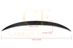 MP Style Pre-Preg Carbon Fibre Boot Spoiler for BMW 3 Series F30 F80 Saloon inc M3 13-18