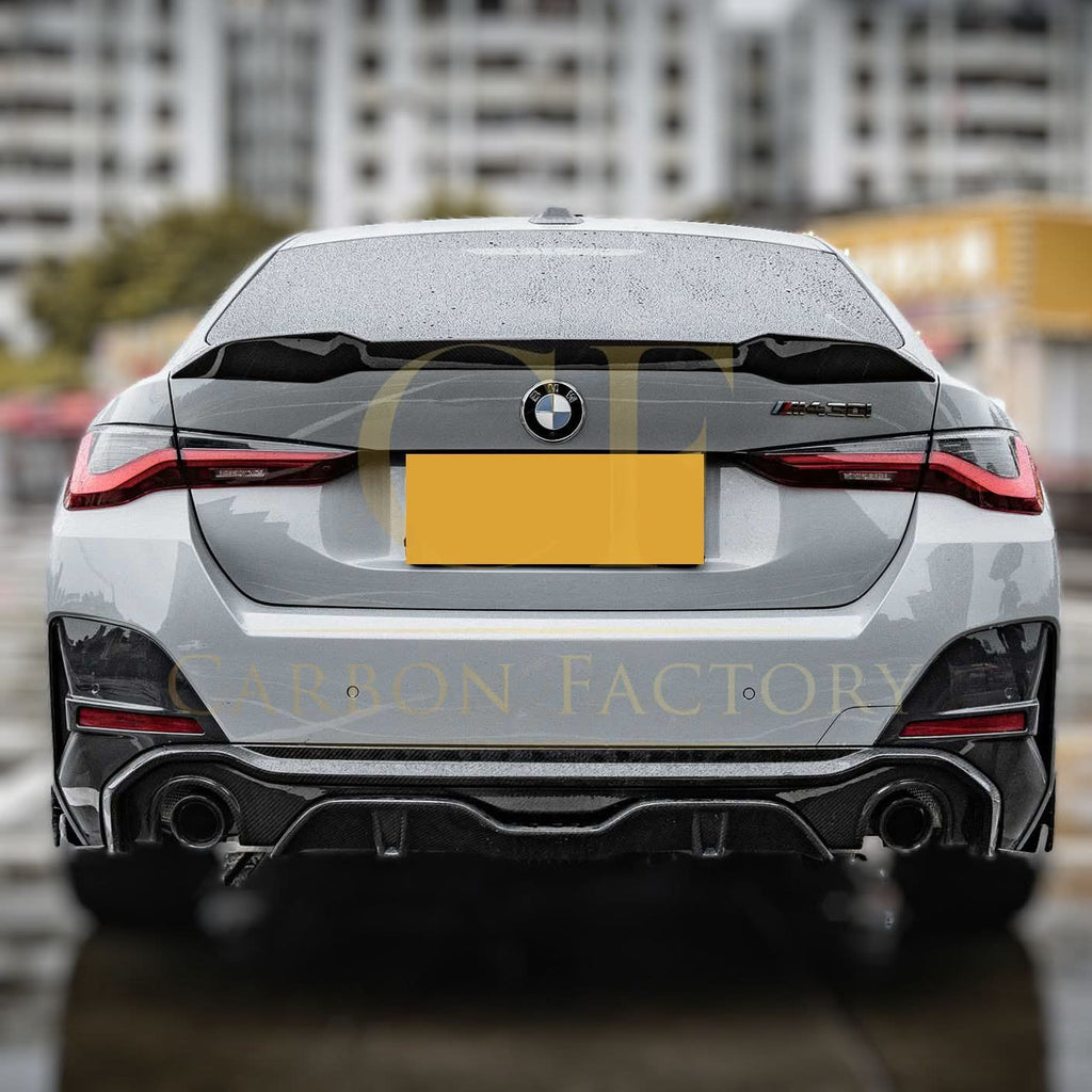 MP Style Pre-Preg Carbon Fibre Boot Spoiler for BMW G26 4 Series Gran Coupe i4 20-25