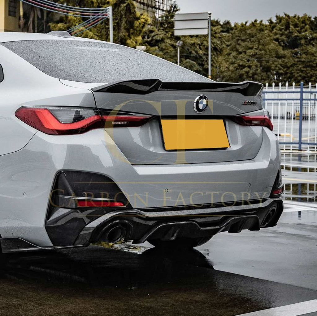 MP Style Pre-Preg Carbon Fibre Boot Spoiler for BMW G26 4 Series Gran Coupe i4 20-25