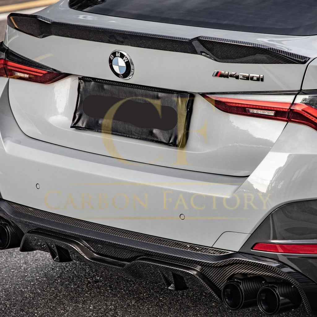 MP Style Pre-Preg Carbon Fibre Boot Spoiler for BMW G26 4 Series Gran Coupe i4 20-25