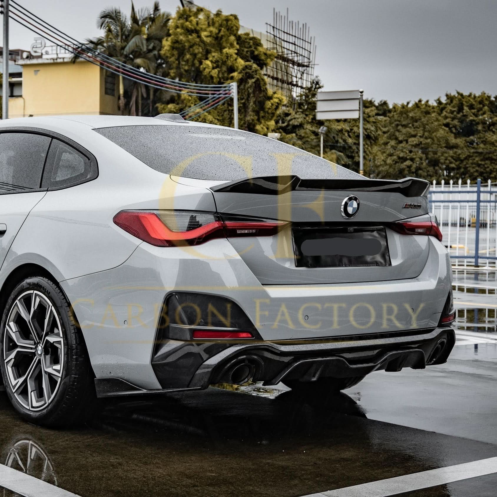 MP Style Pre-Preg Carbon Fibre Boot Spoiler for BMW G26 4 Series Gran Coupe i4 20-25