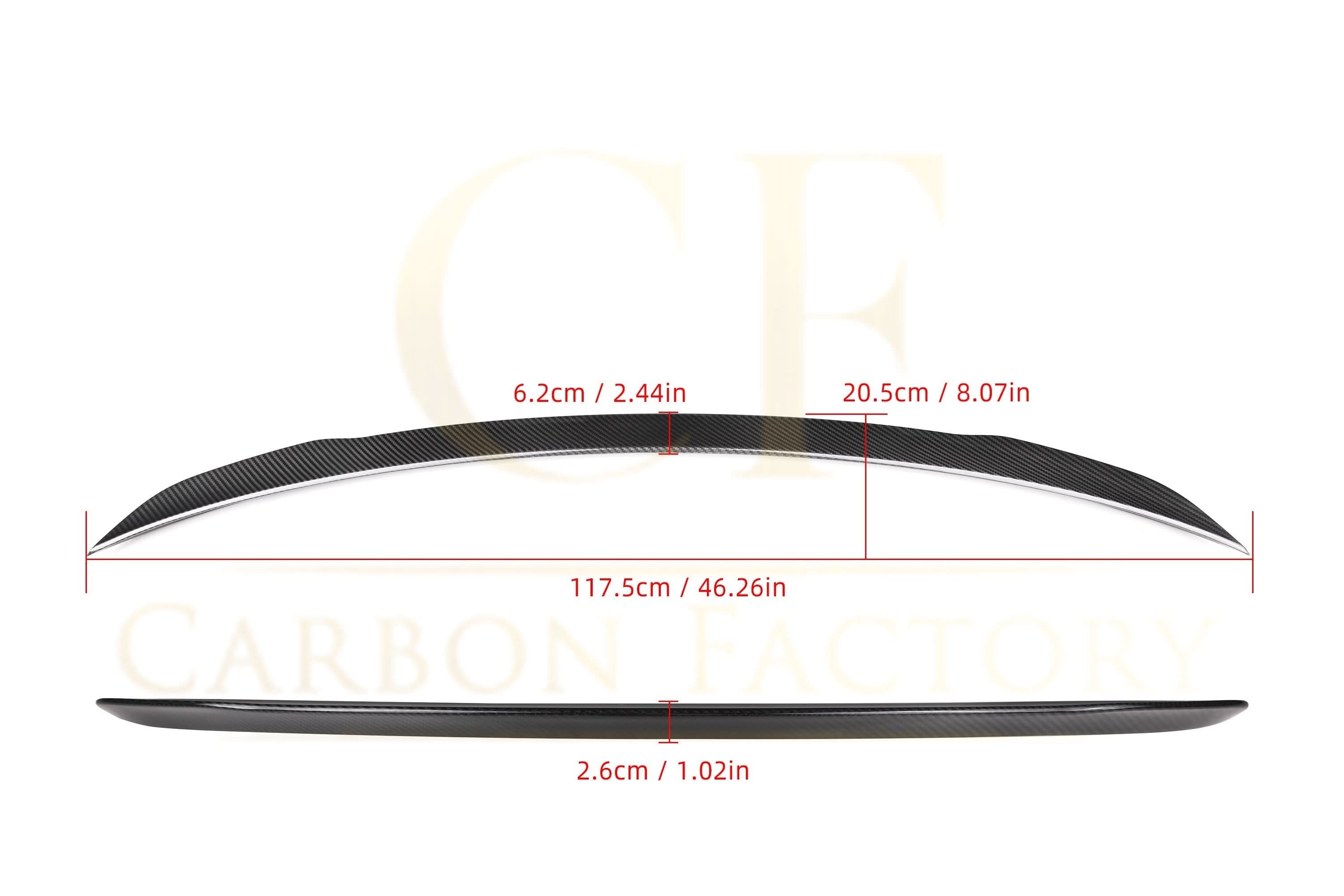 OEM Style Pre-Preg Carbon Fibre Boot Spoiler for Mercedes Benz W177 A Class Saloon 18-Present