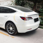 OEM Style Pre-Preg Matt Carbon Fibre Boot Spoiler for Tesla Model 3 16-23