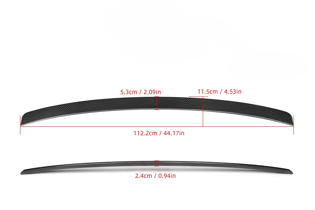 Pre-Preg Carbon Fibre Roof Spoiler for BMW G26 4 Series Gran Coupe i4 20-25