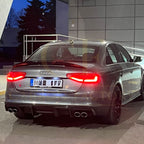 PSM Style Pre-Preg Carbon Fibre Boot Spoiler for Audi S4 B8 B8.5 08-15