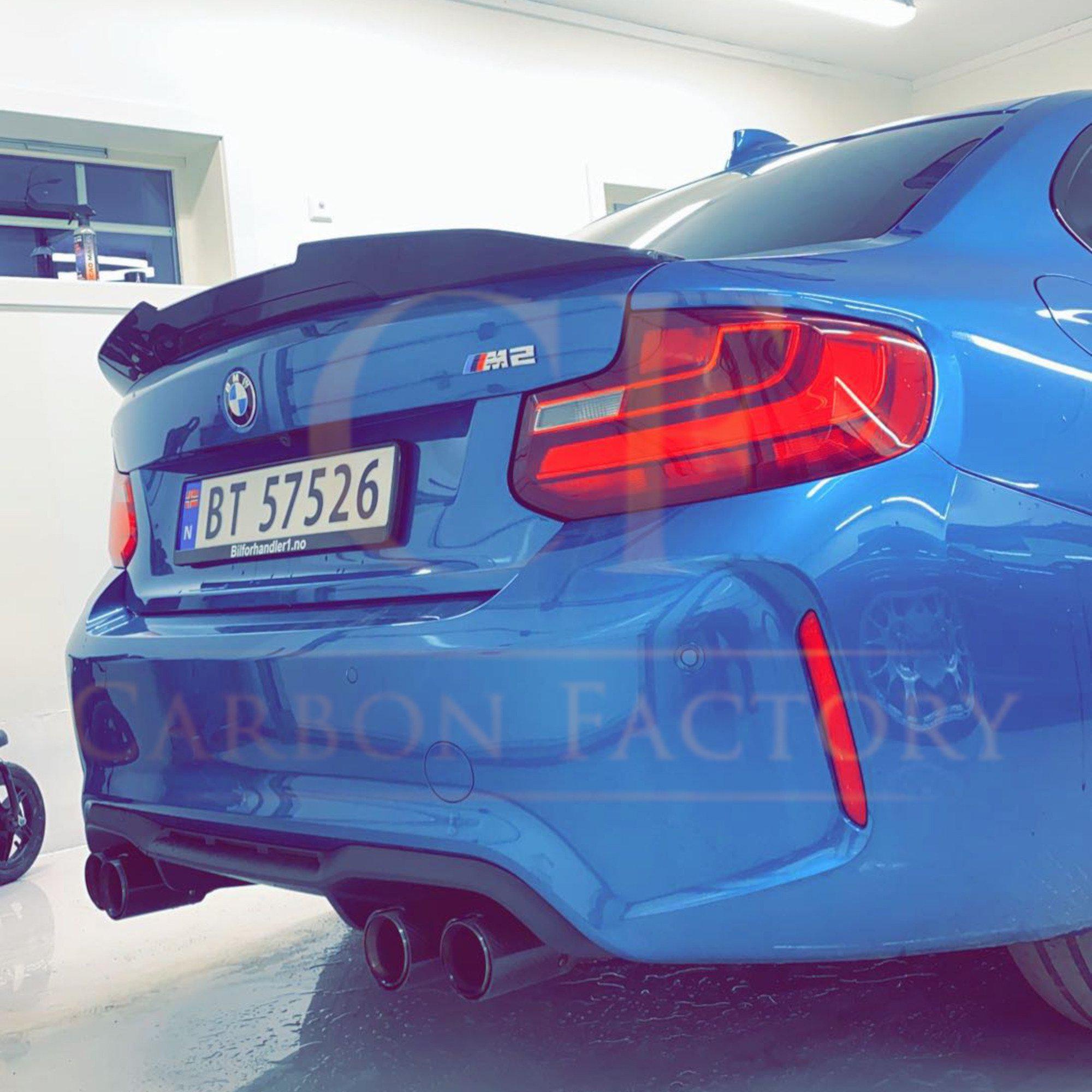 PSM Style Pre-Preg Carbon Fibre Boot Spoiler for BMW 2 Series F22 F87 M2 13-21