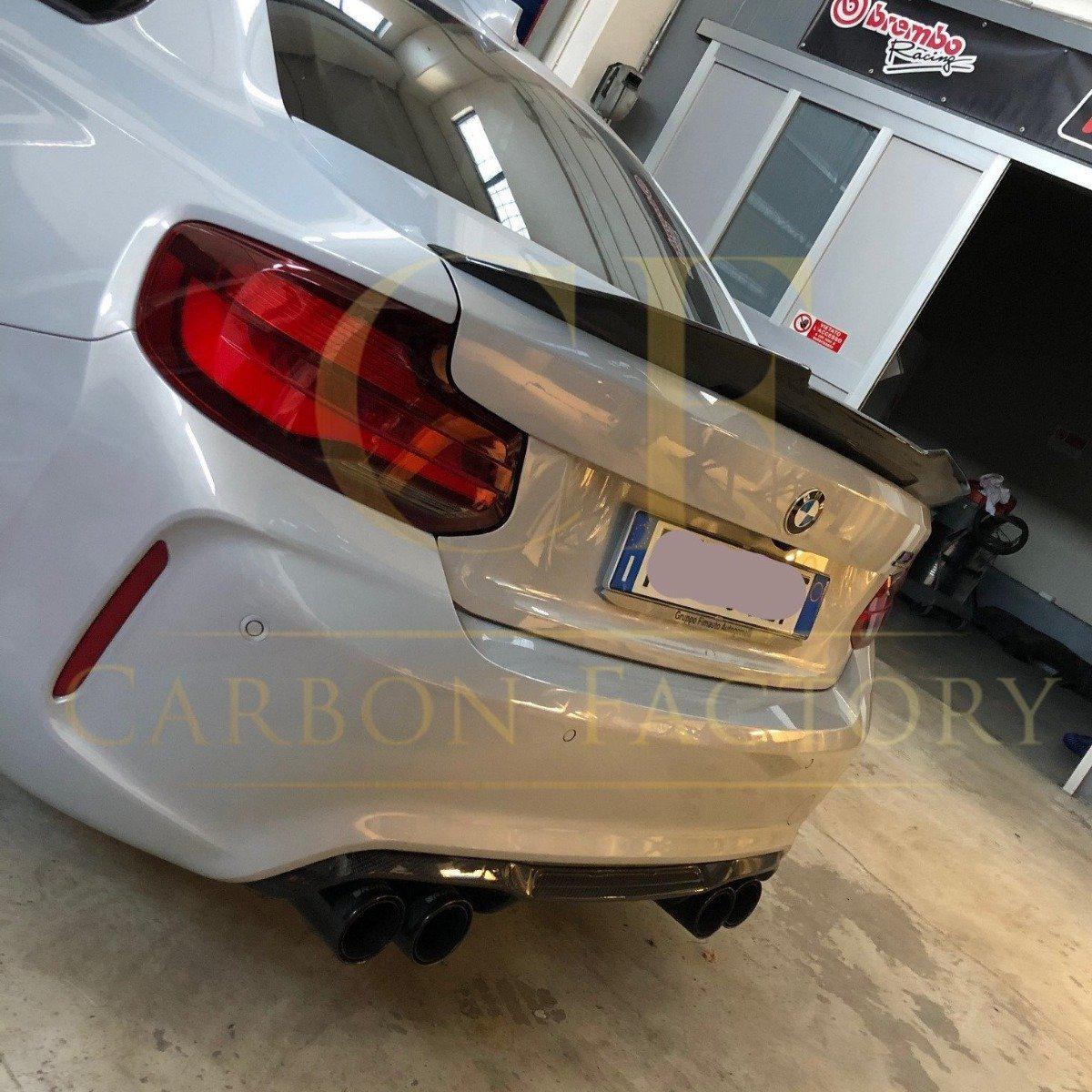 PSM Style Pre-Preg Carbon Fibre Boot Spoiler for BMW 2 Series F22 F87 M2 13-21