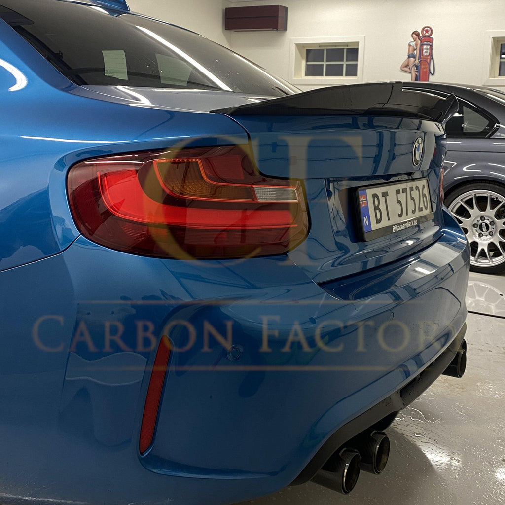 PSM Style Pre-Preg Carbon Fibre Boot Spoiler for BMW 2 Series F22 F87 M2 13-21