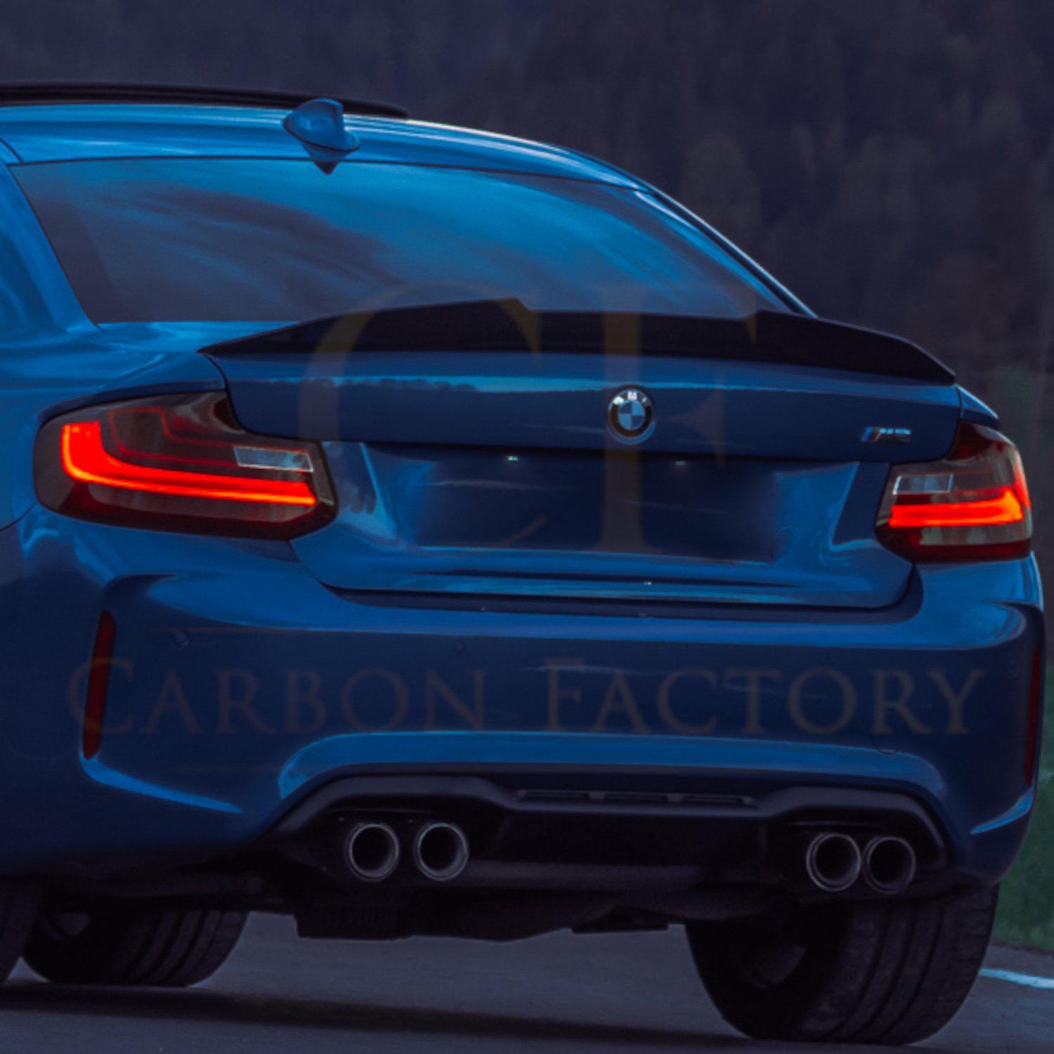PSM Style Pre-Preg Carbon Fibre Boot Spoiler for BMW 2 Series F22 F87 M2 13-21