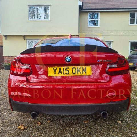 PSM Style Pre-Preg Carbon Fibre Boot Spoiler for BMW 2 Series F22 F87 M2 13-21