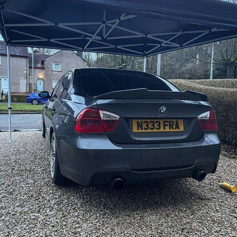 PSM Style Pre-Preg Carbon Fibre Boot Spoiler for BMW 3 Series E90 Saloon inc M3 07-13