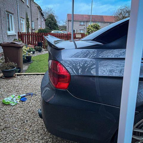 PSM Style Pre-Preg Carbon Fibre Boot Spoiler for BMW 3 Series E90 Saloon inc M3 07-13