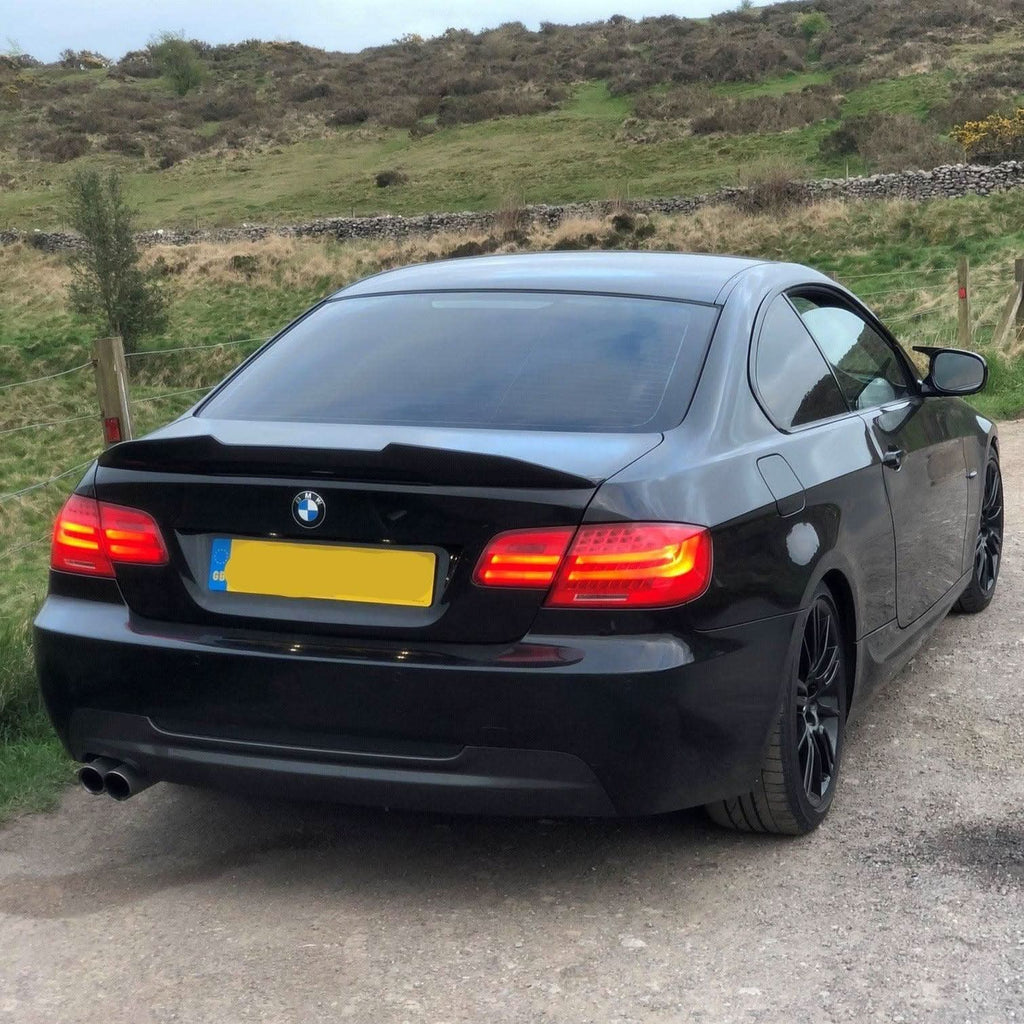 PSM Style Pre-Preg Carbon Fibre Boot Spoiler for BMW 3 Series E92 Coupe inc M3 07-13