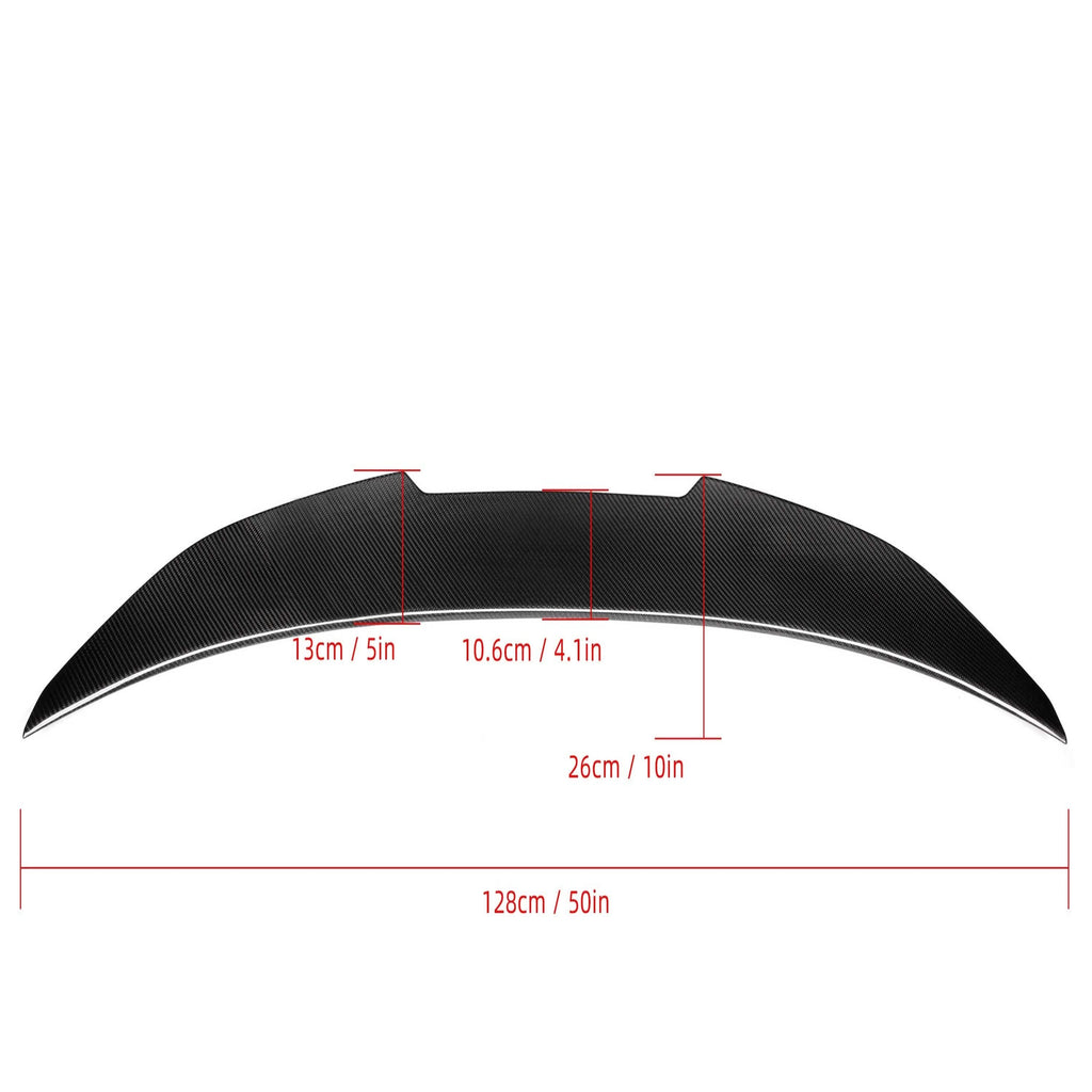 PSM Style Pre-Preg Carbon Fibre Boot Spoiler for BMW 3 Series E93 Convertible inc M3 07-13