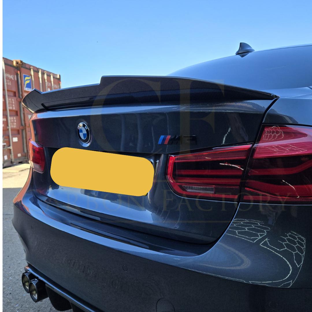 PSM Style Pre-Preg Carbon Fibre Boot Spoiler for BMW 3 Series F30 F80 Saloon inc M3 13-18
