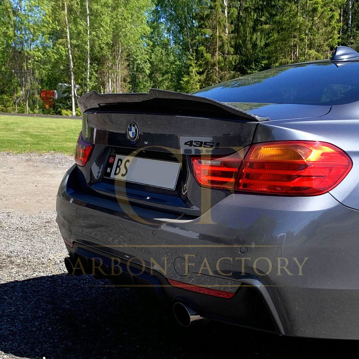 PSM Style Pre-Preg Carbon Fibre Boot Spoiler for BMW 4 Series F32 Coupe 14-20