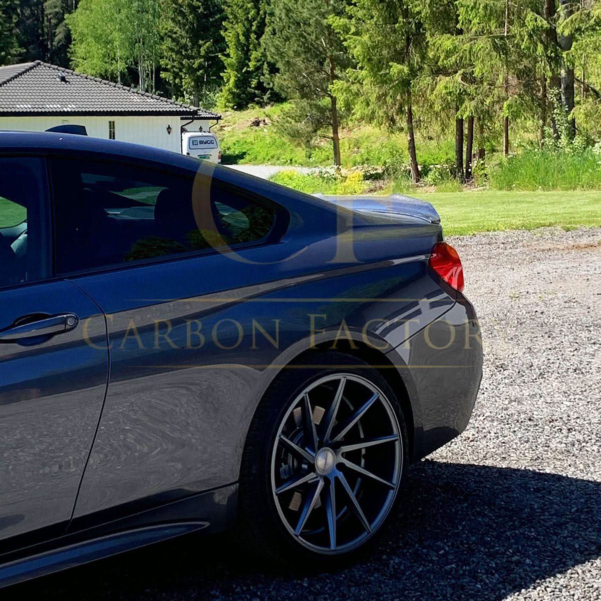 PSM Style Pre-Preg Carbon Fibre Boot Spoiler for BMW 4 Series F32 Coupe 14-20