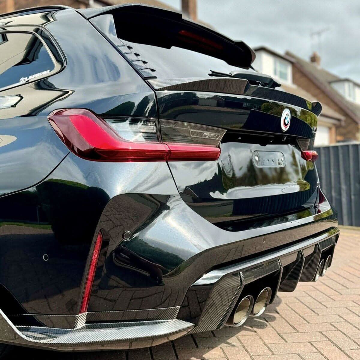 SQ Style Pre-Preg Carbon Fibre Boot Spoiler for BMW G81 M3 G21 3 Series Touring 19-Present