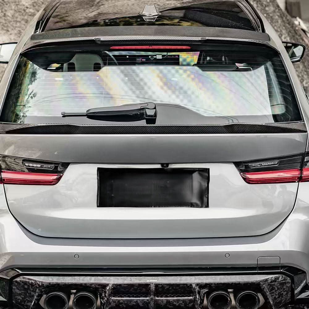 SQ Style Pre-Preg Carbon Fibre Boot Spoiler for BMW G81 M3 G21 3 Series Touring 19-Present