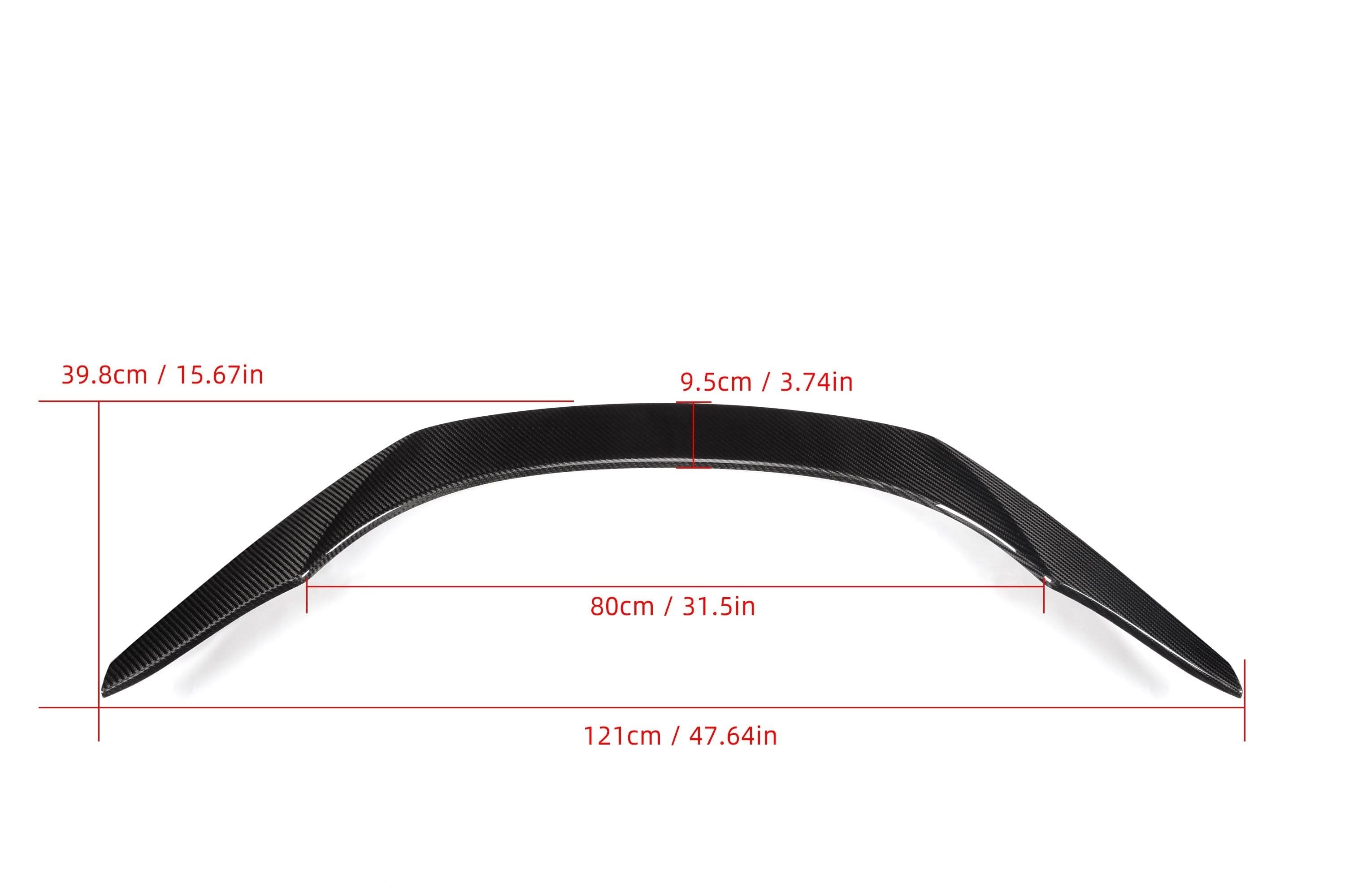 TRD Style Pre-Preg Carbon Fibre Rear Spoiler for Toyota A90 Supra 19-Present