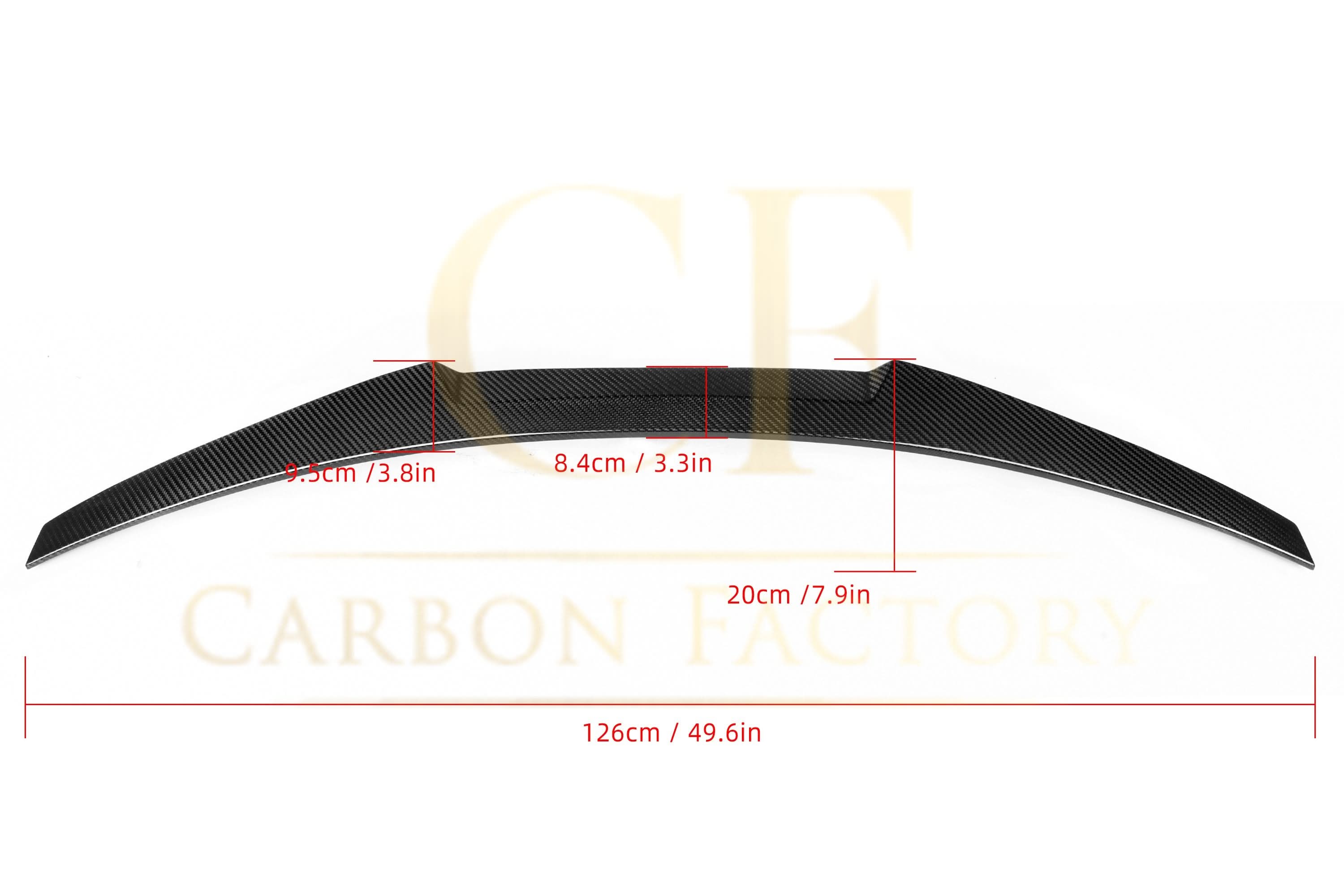 V Style Pre-Preg Carbon Fibre Boot Spoiler for Audi C8 A6 S6 19-24