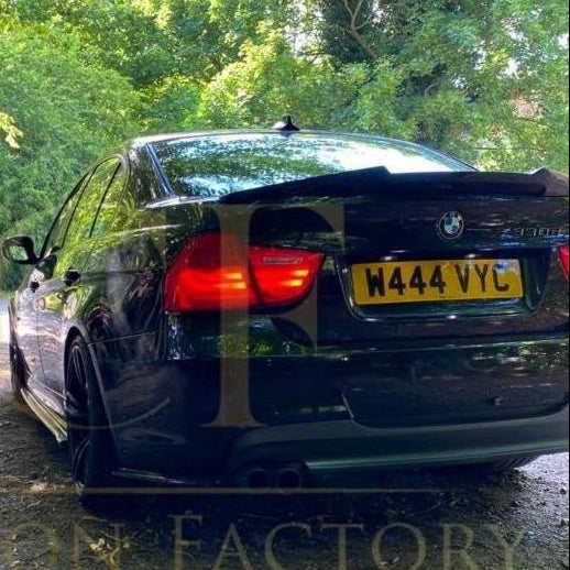 V Style Pre-Preg Carbon Fibre Boot Spoiler for BMW 3 Series E90 Saloon inc M3 07-13