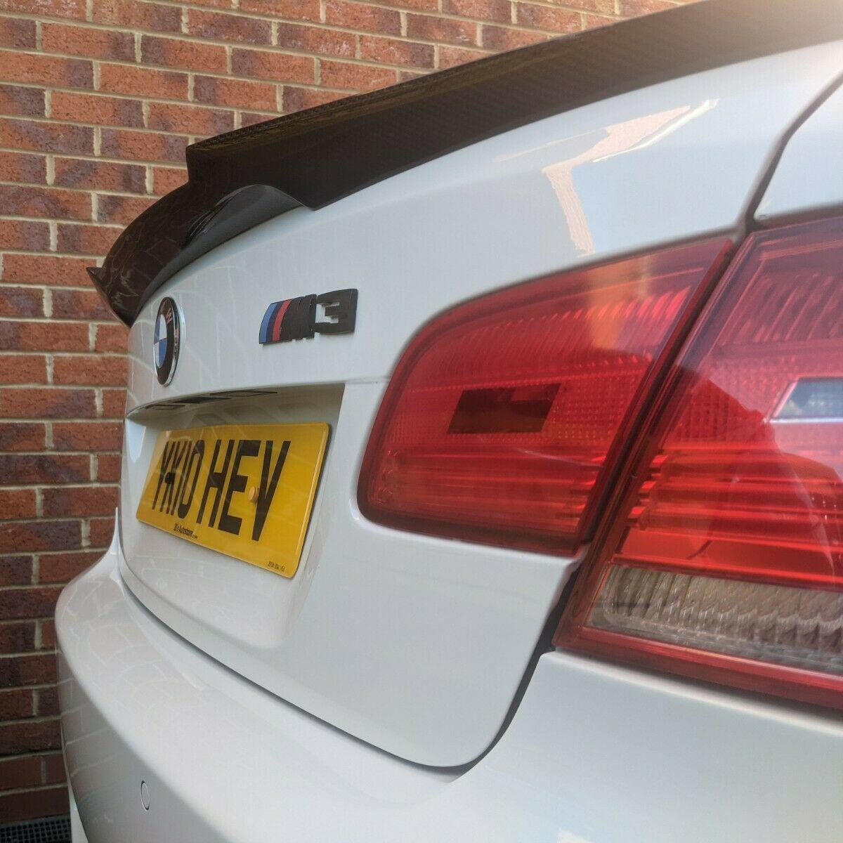 V Style Pre-Preg Carbon Fibre Boot Spoiler for BMW 3 Series E92 Coupe inc