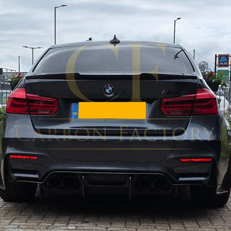 V Style Pre-Preg Carbon Fibre Boot Spoiler for BMW 3 Series F30 F80 Saloon inc M3 13-18