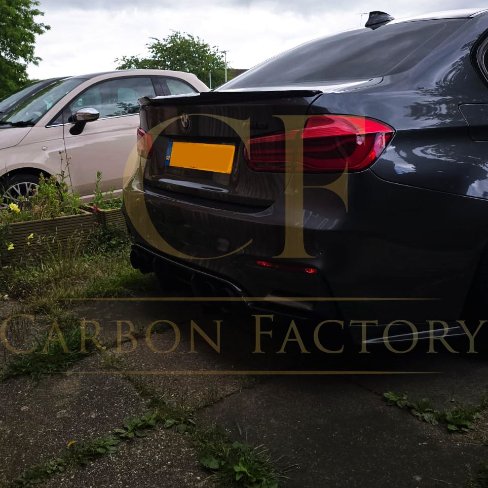 V Style Pre-Preg Carbon Fibre Boot Spoiler for BMW 3 Series F30 F80 Saloon inc M3 13-18