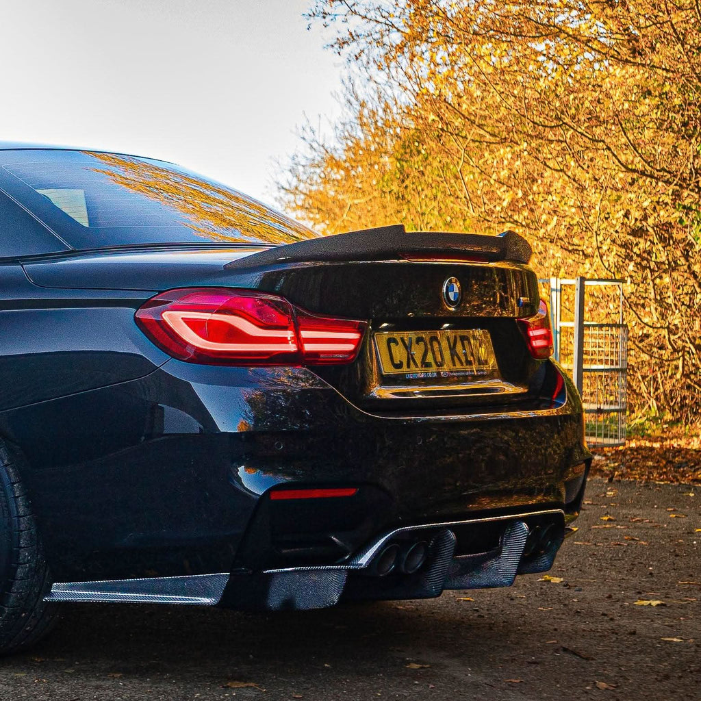 V Style Pre-Preg Carbon Fibre Boot Spoiler for BMW 4 Series F33 Convertible inc F83 M4 14-20