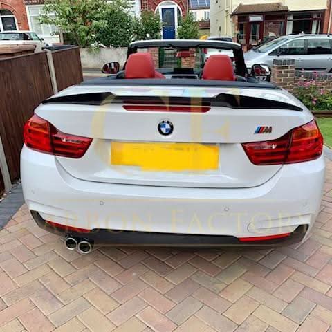 V Style Pre-Preg Carbon Fibre Boot Spoiler for BMW 4 Series F33 Convertible inc F83 M4 14-20