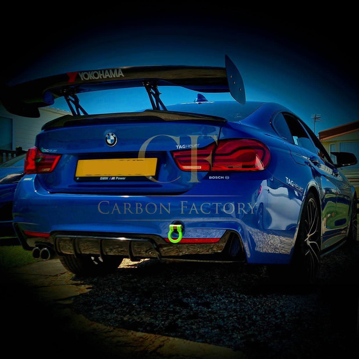 V Style Pre-Preg Carbon Fibre Boot Spoiler for BMW 4 Series F33 Convertible inc F83 M4 14-20