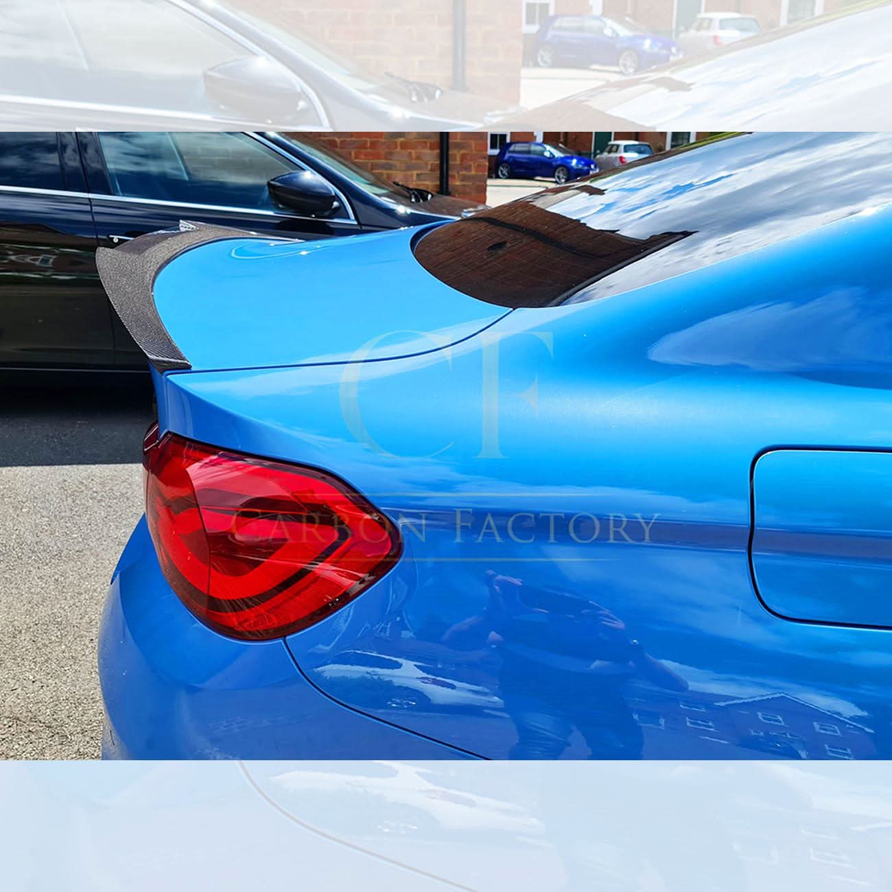 V Style Pre-Preg Carbon Fibre Boot Spoiler for BMW F82 M4 Coupe 14-20