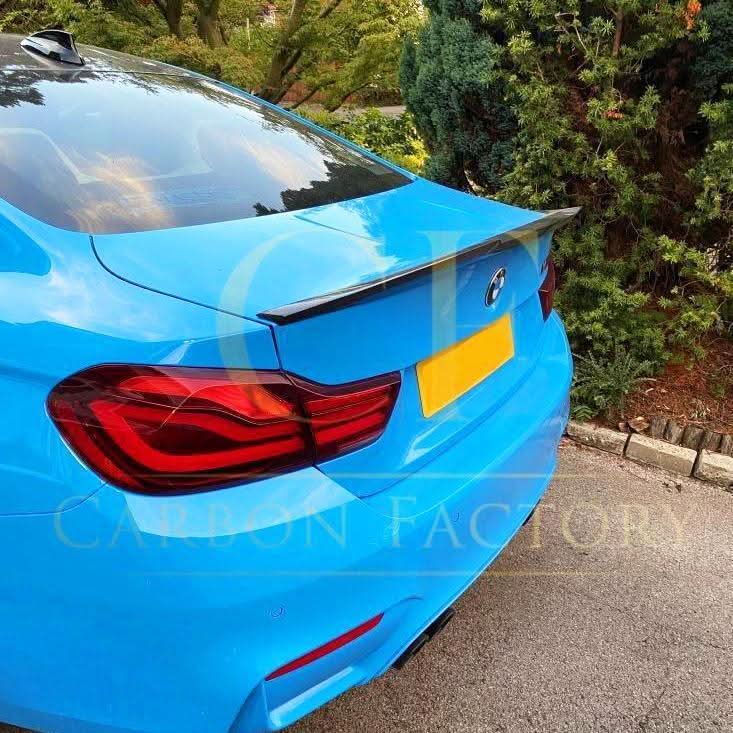 V Style Pre-Preg Carbon Fibre Boot Spoiler for BMW F82 M4 Coupe 14-20