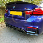 V Style Pre-Preg Carbon Fibre Boot Spoiler for BMW F82 M4 Coupe 14-20