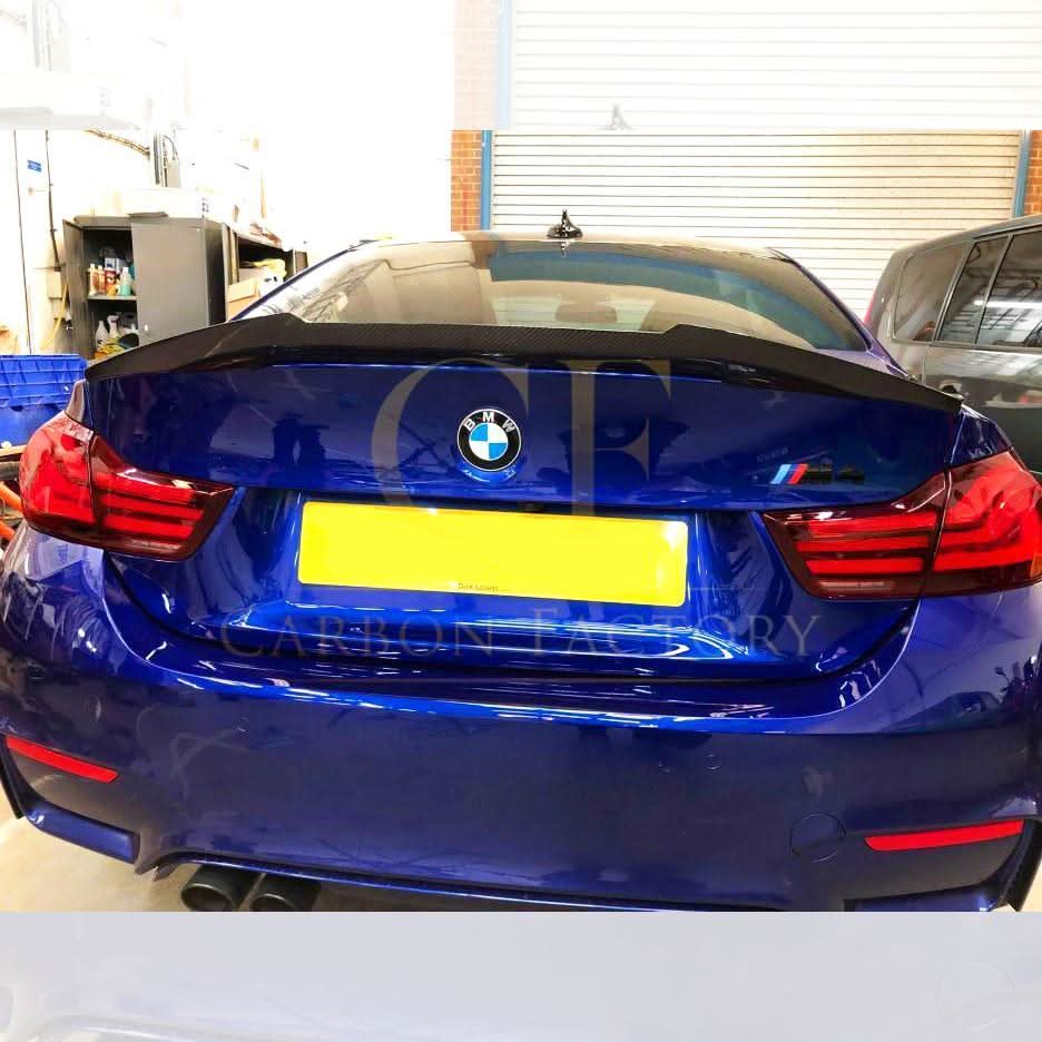 V Style Pre-Preg Carbon Fibre Boot Spoiler for BMW F82 M4 Coupe 14-20