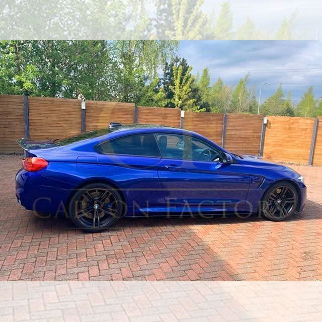 V Style Pre-Preg Carbon Fibre Boot Spoiler for BMW F82 M4 Coupe 14-20
