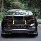 V Style Pre-Preg Carbon Fibre Boot Spoiler for BMW G30 5 Series F90 M5 17-23