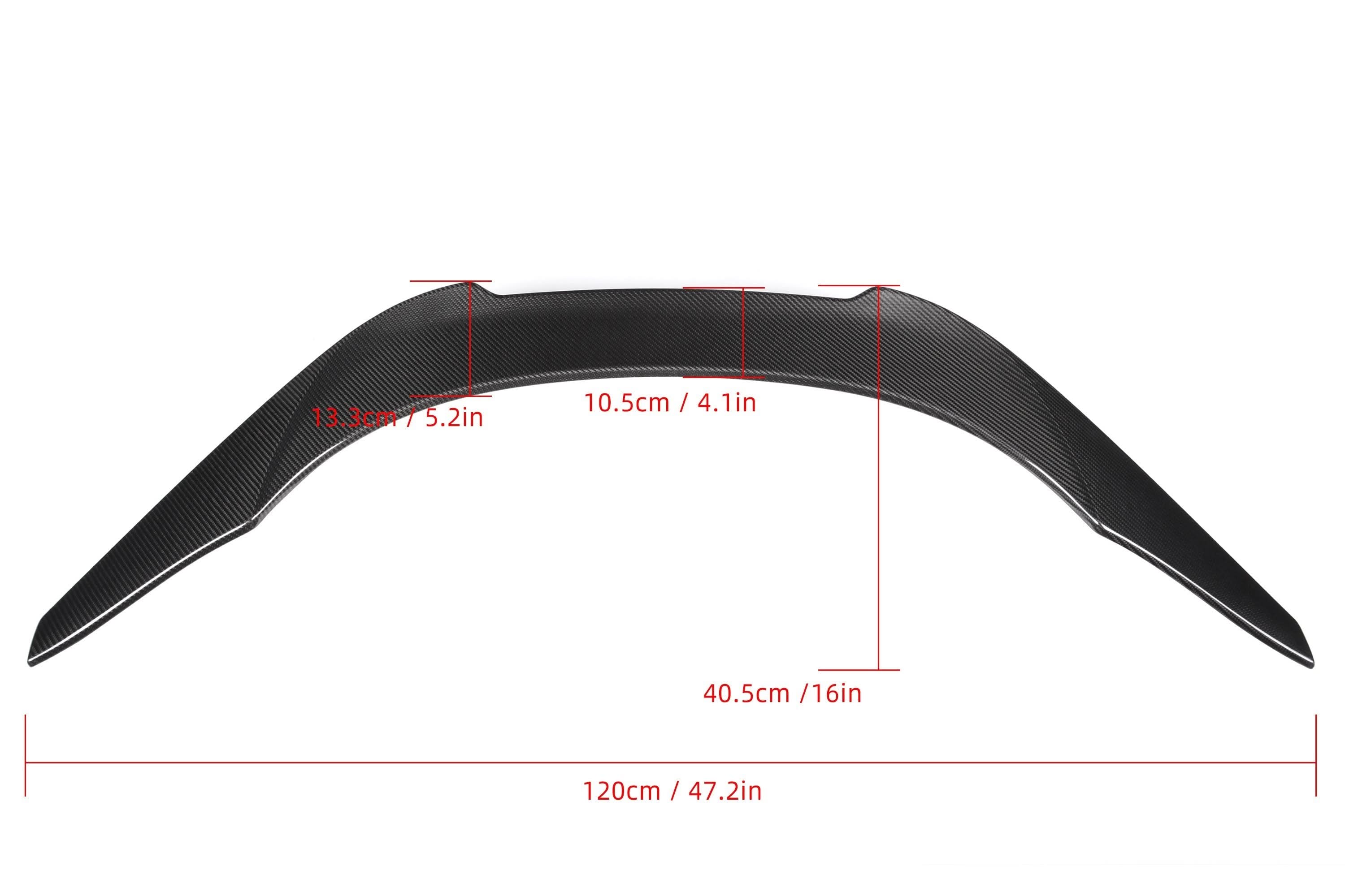 V Style Pre-Preg Carbon Fibre Rear Spoiler for Toyota A90 Supra 19-Present