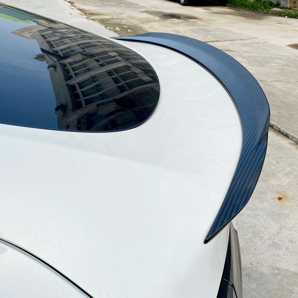 VS Style Pre-Preg Carbon Fibre Boot Spoiler for Tesla Model Y 16-Present