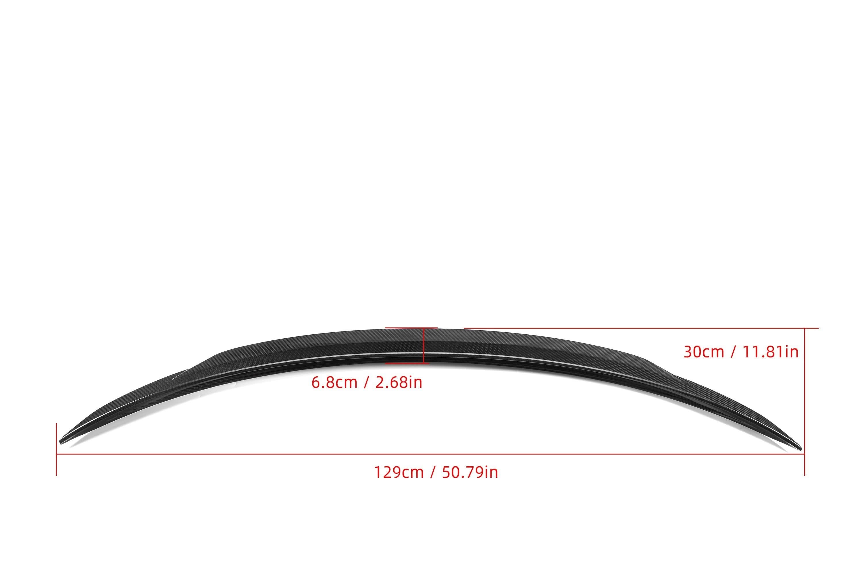 VS Style Pre-Preg Carbon Fibre Boot Spoiler for Tesla Model Y 16-Present