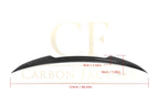 X Style Pre-Preg Carbon Fibre Boot Spoiler for Mercedes Benz C218 CLS 14-18