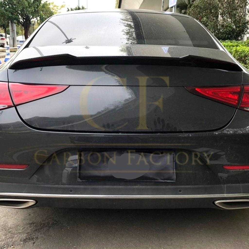 X Style Pre-Preg Carbon Fibre Boot Spoiler for Mercedes Benz C257 CLS Saloon 20-Present