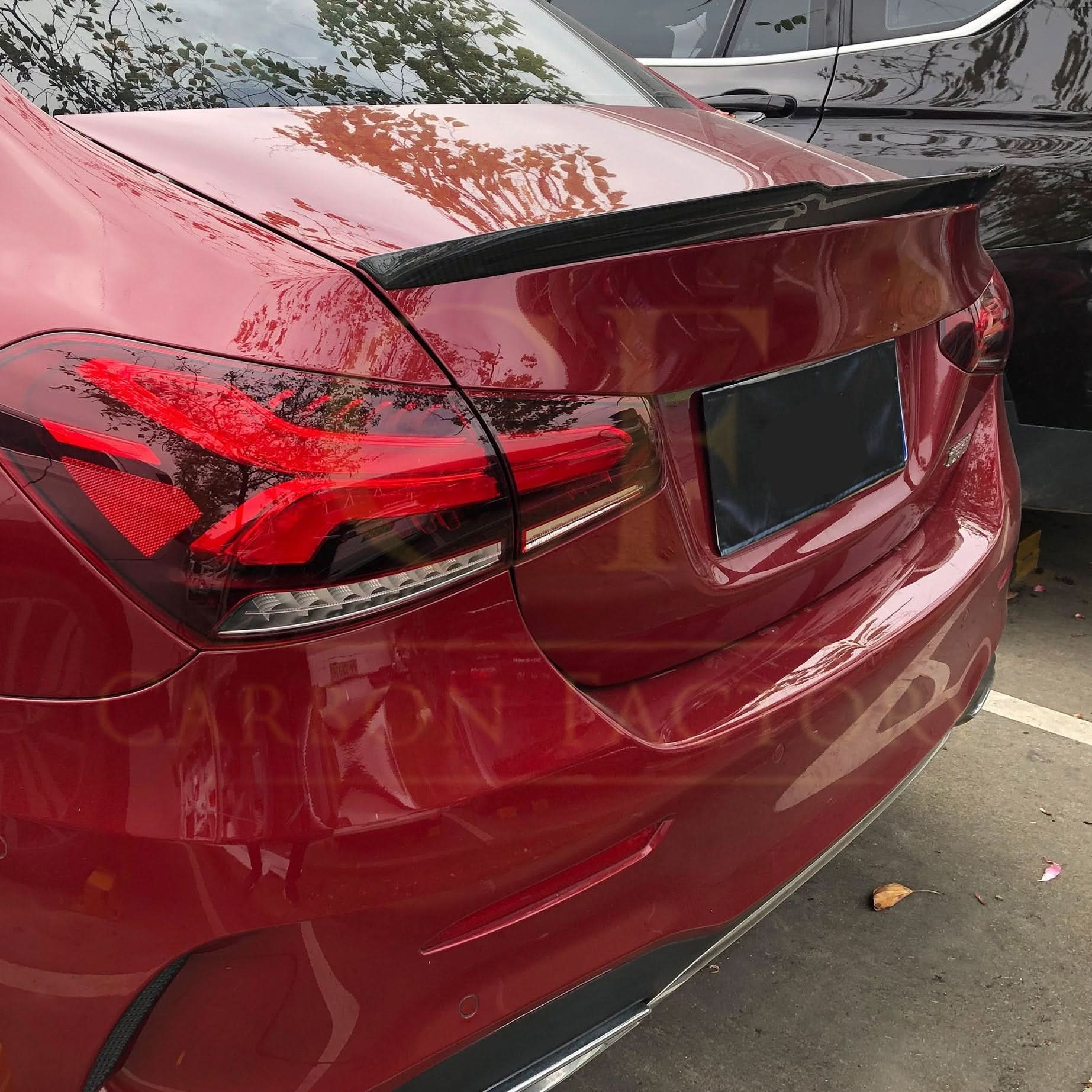 X Style Pre-Preg Carbon Fibre Boot Spoiler for Mercedes Benz W177 A Class Saloon 18-Present