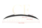 X Style Pre-Preg Carbon Fibre Boot Spoiler for Mercedes Benz W177 A Class Saloon 18-Present